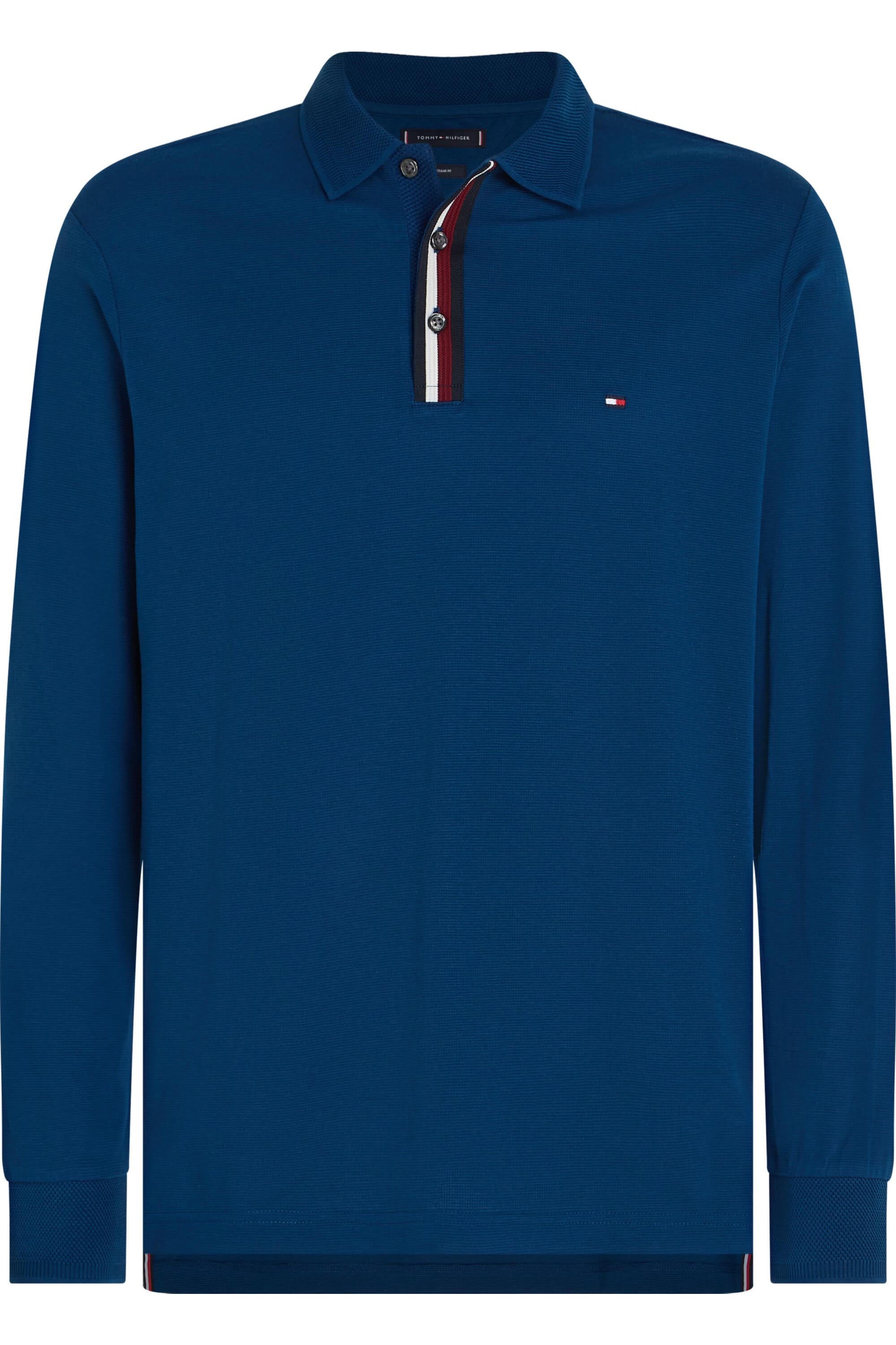 Tommy Hilfiger Bold LS Reg Polo Deep indigo
