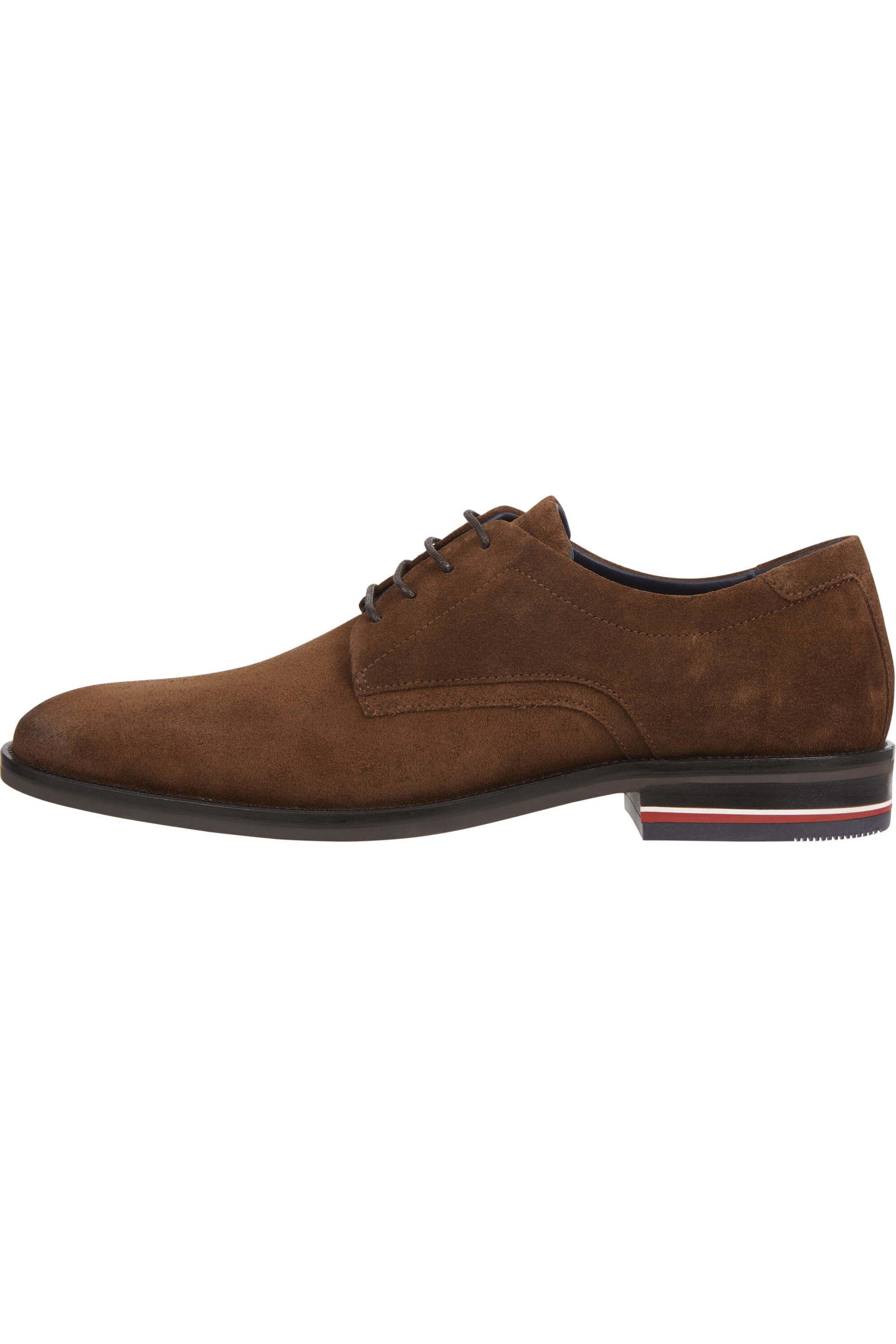 Tommy Hilfiger Corporate Suede Shoe Brown