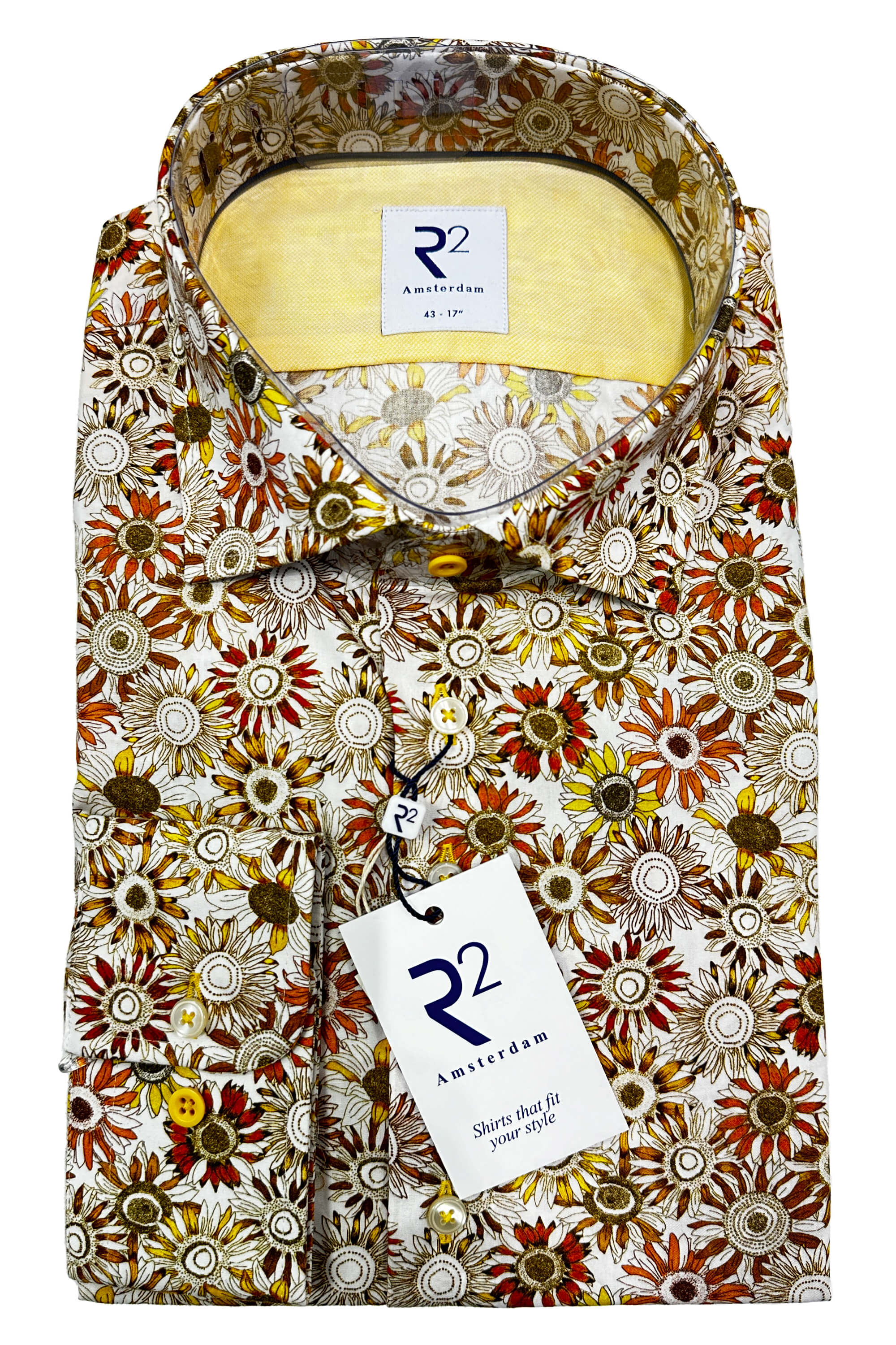 R2 Yellow Flower Shirt