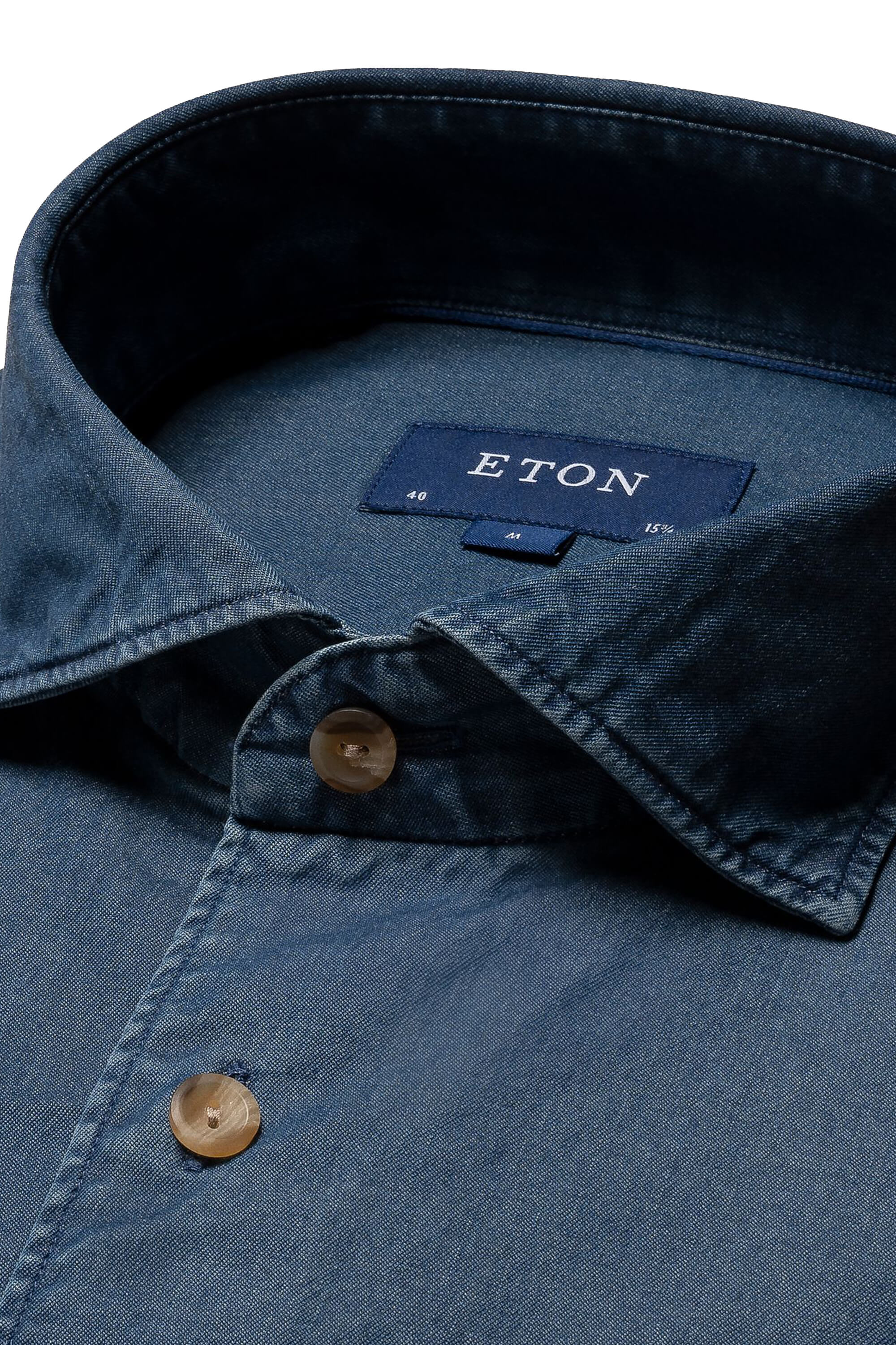 Eton Dark Blue Denim Shirt