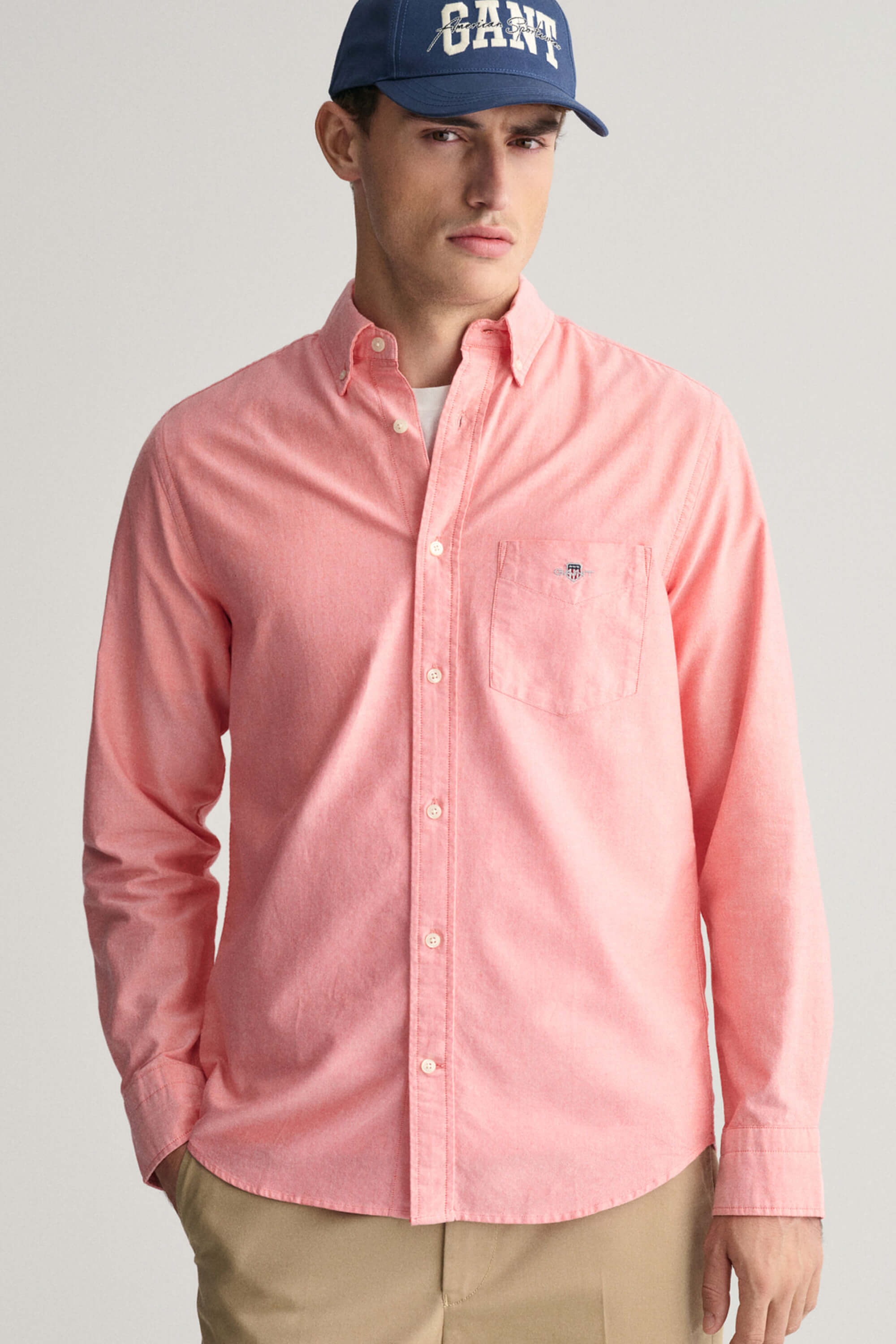Gant Reg Oxford Shirt Sunset Pink