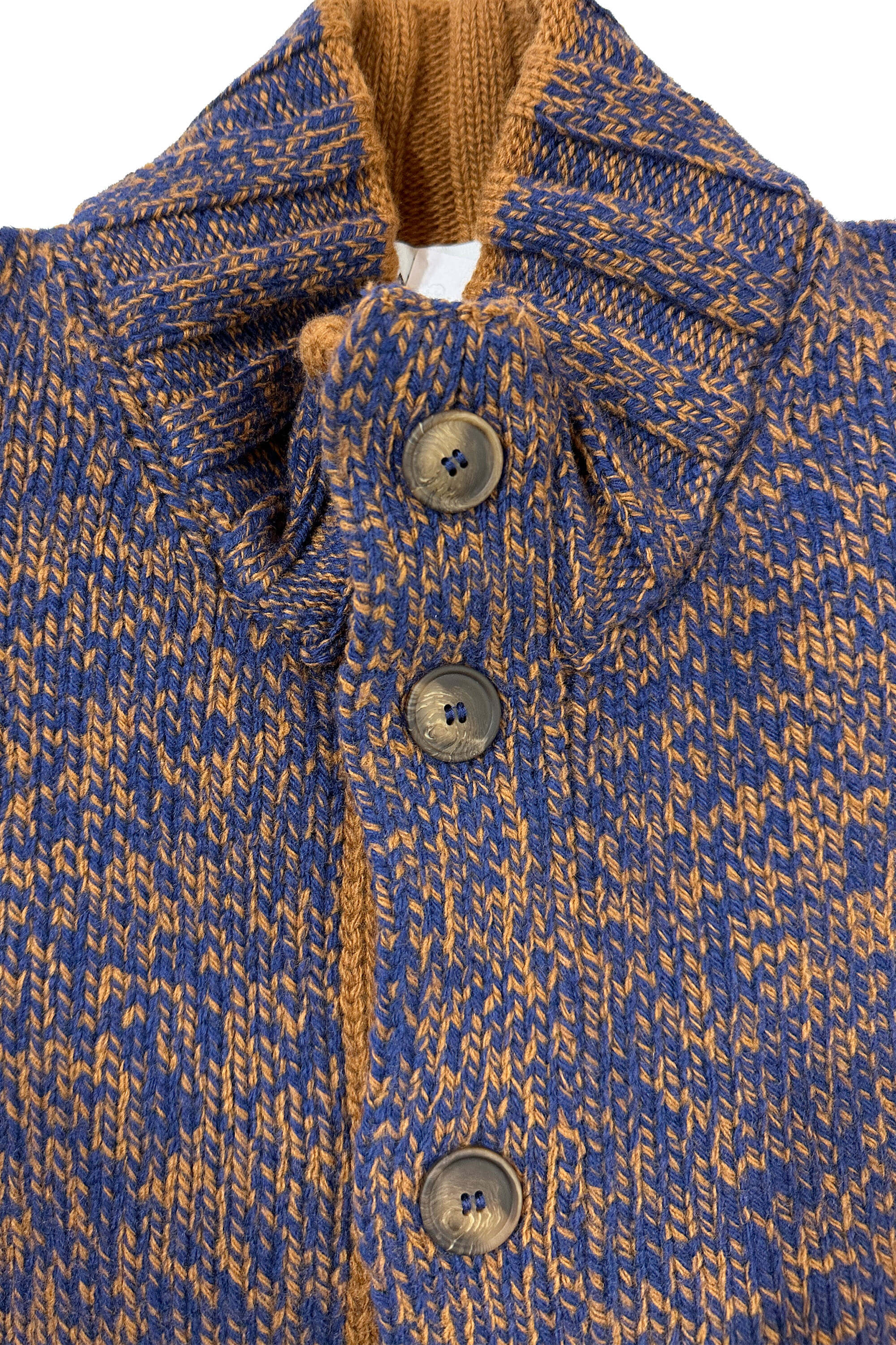 Gran Sasso Heavy Marl Button Knit Cardigan