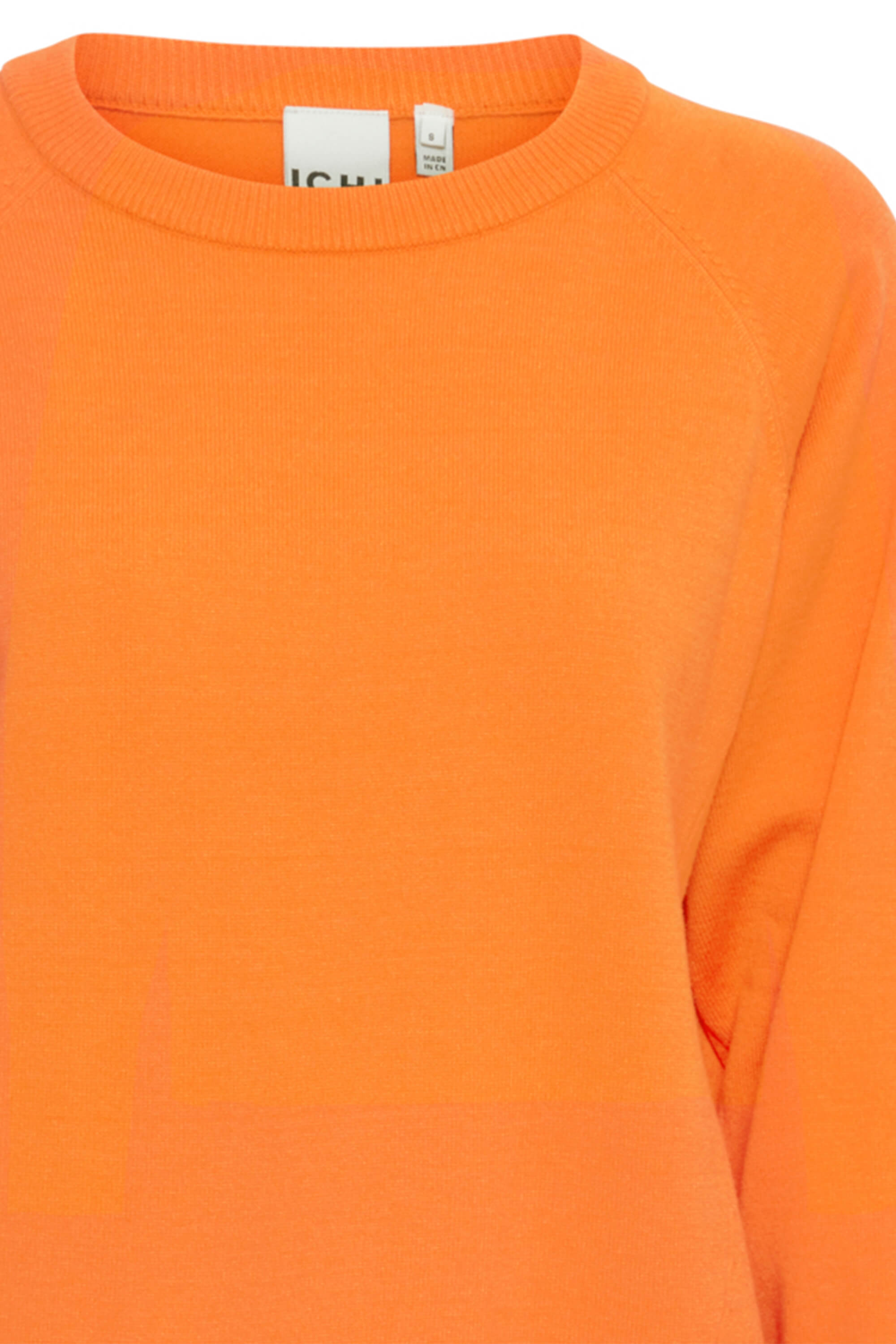 Ichi Boston Knit Pullover Orange