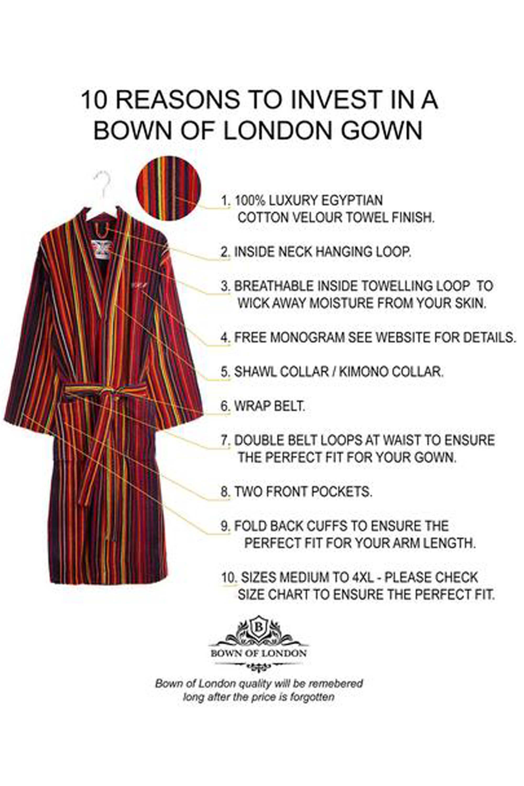 Bown of London Regent Dressing Gown