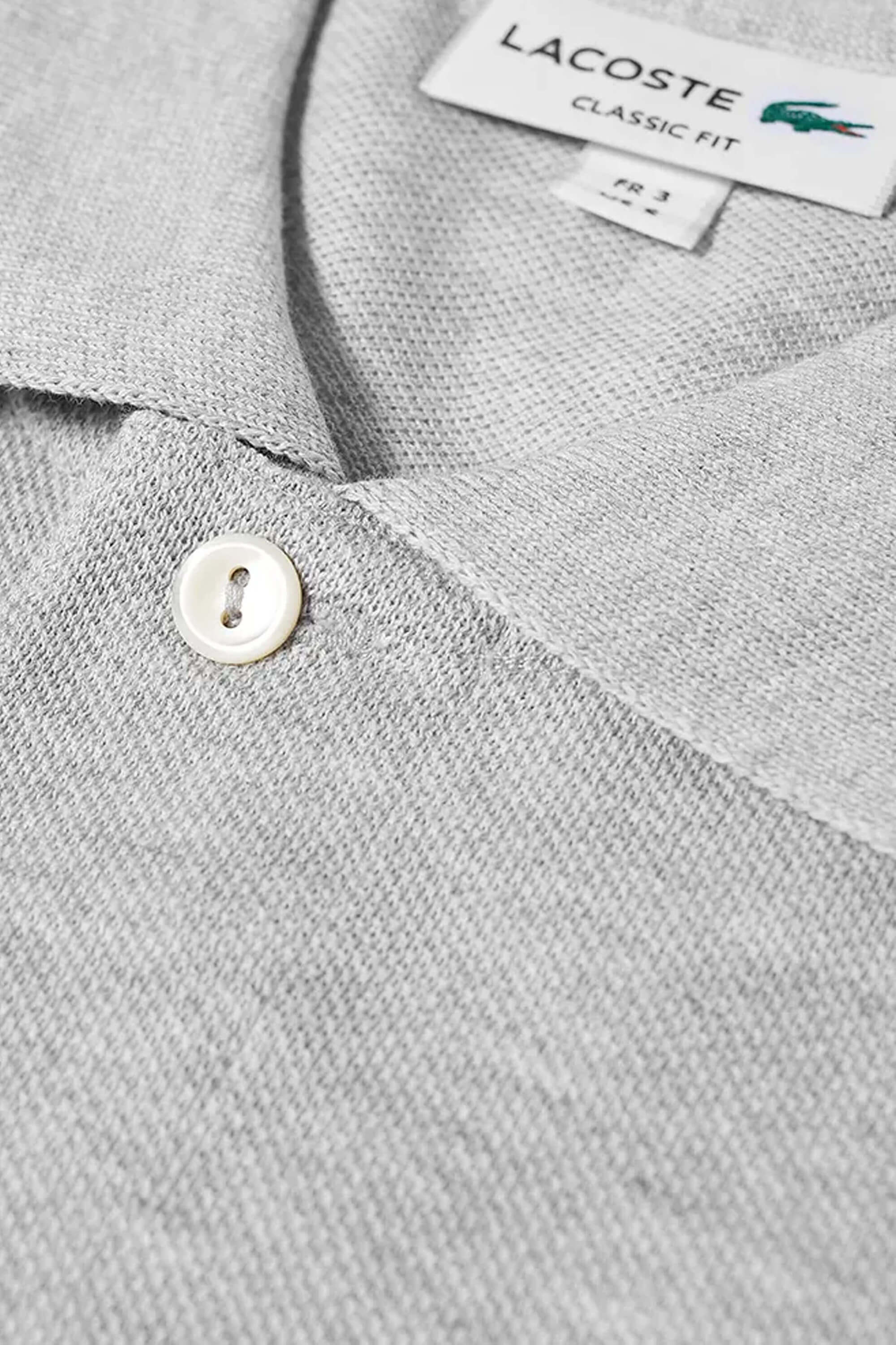 Lacoste Classic Fit Light Grey Polo