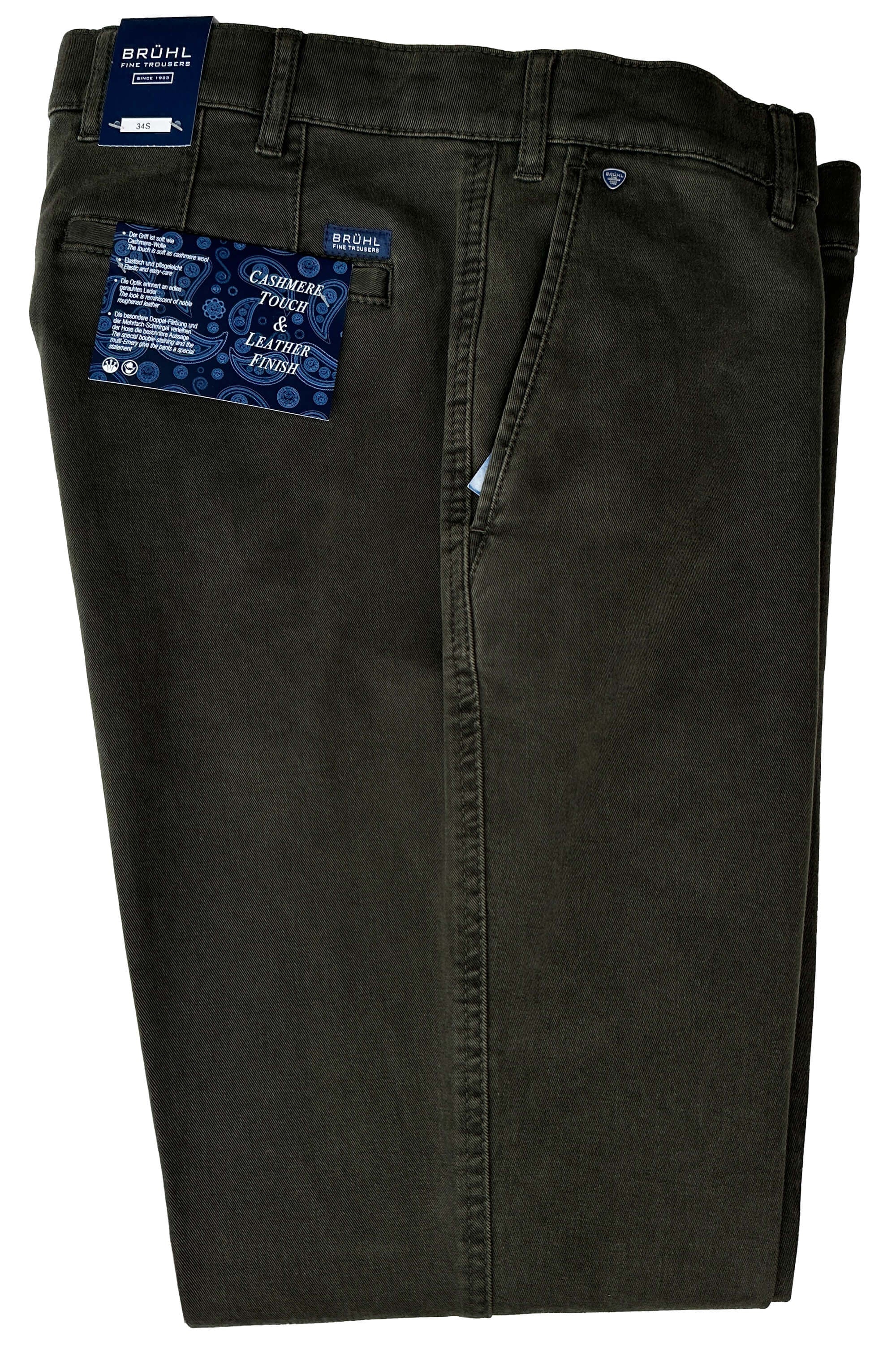 Bruhl Montana Cashmere Touch Trousers Green