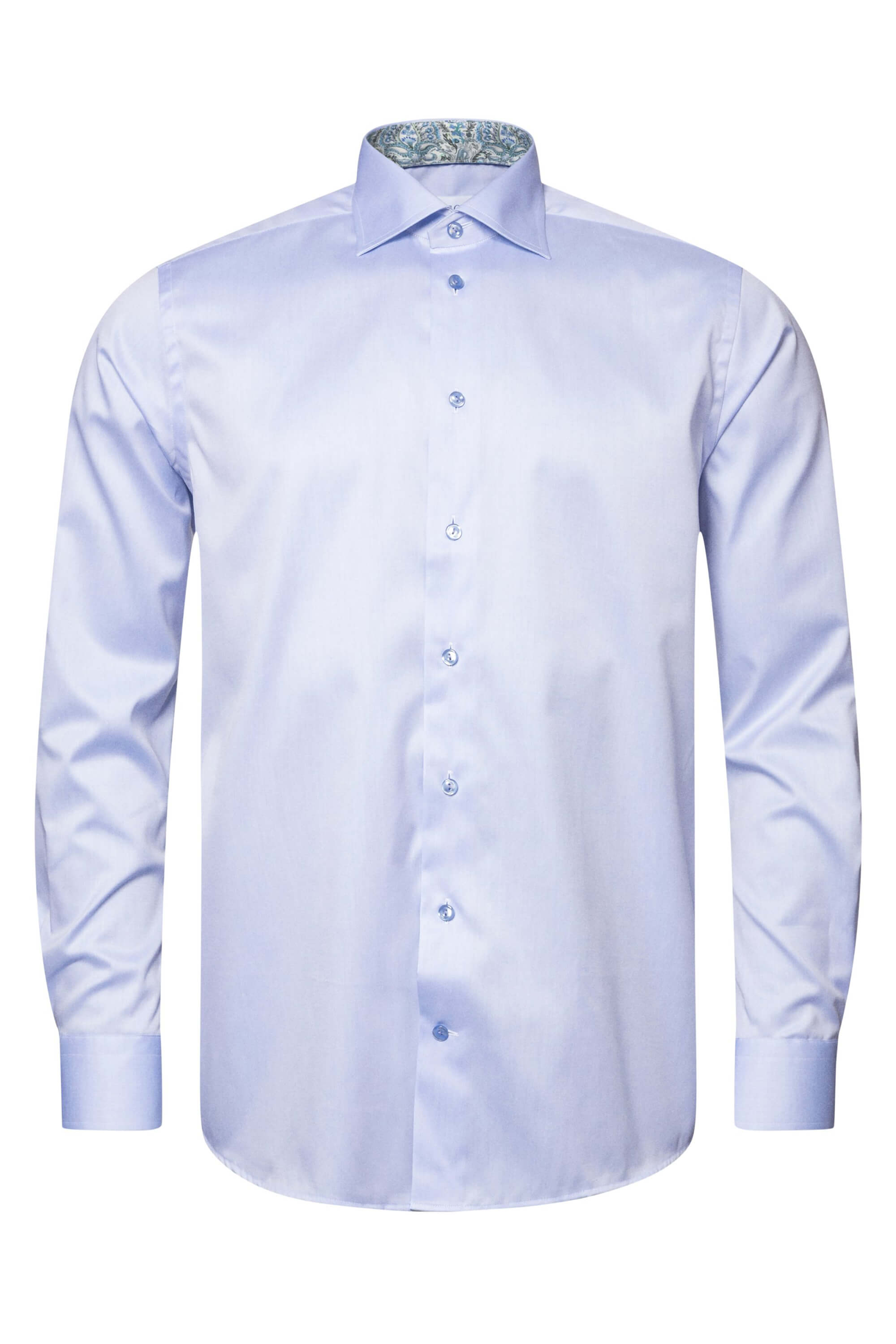 Eton Light Blue Paisley Signature Twill Shirt