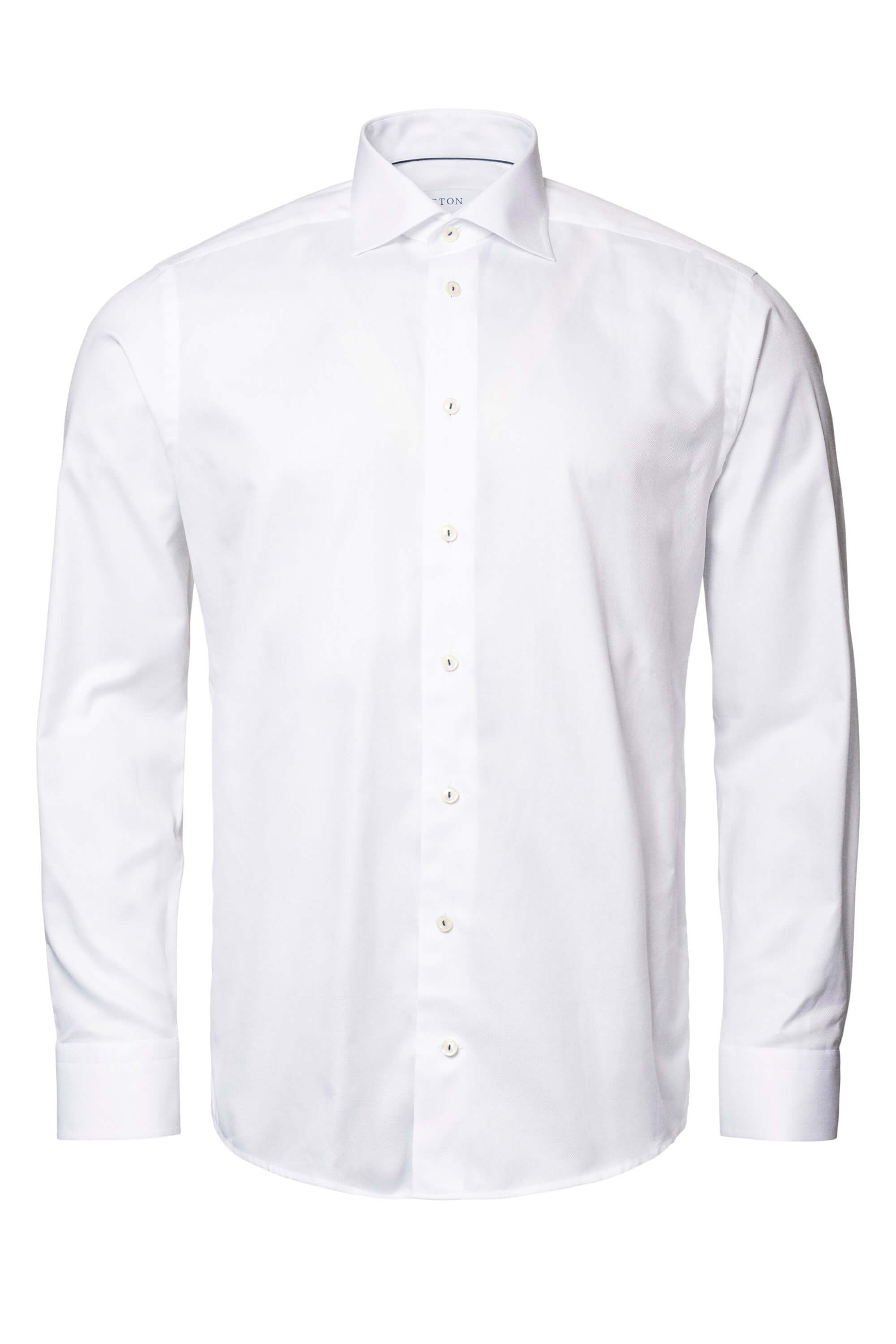 Eton Plain White Dobby Shirt