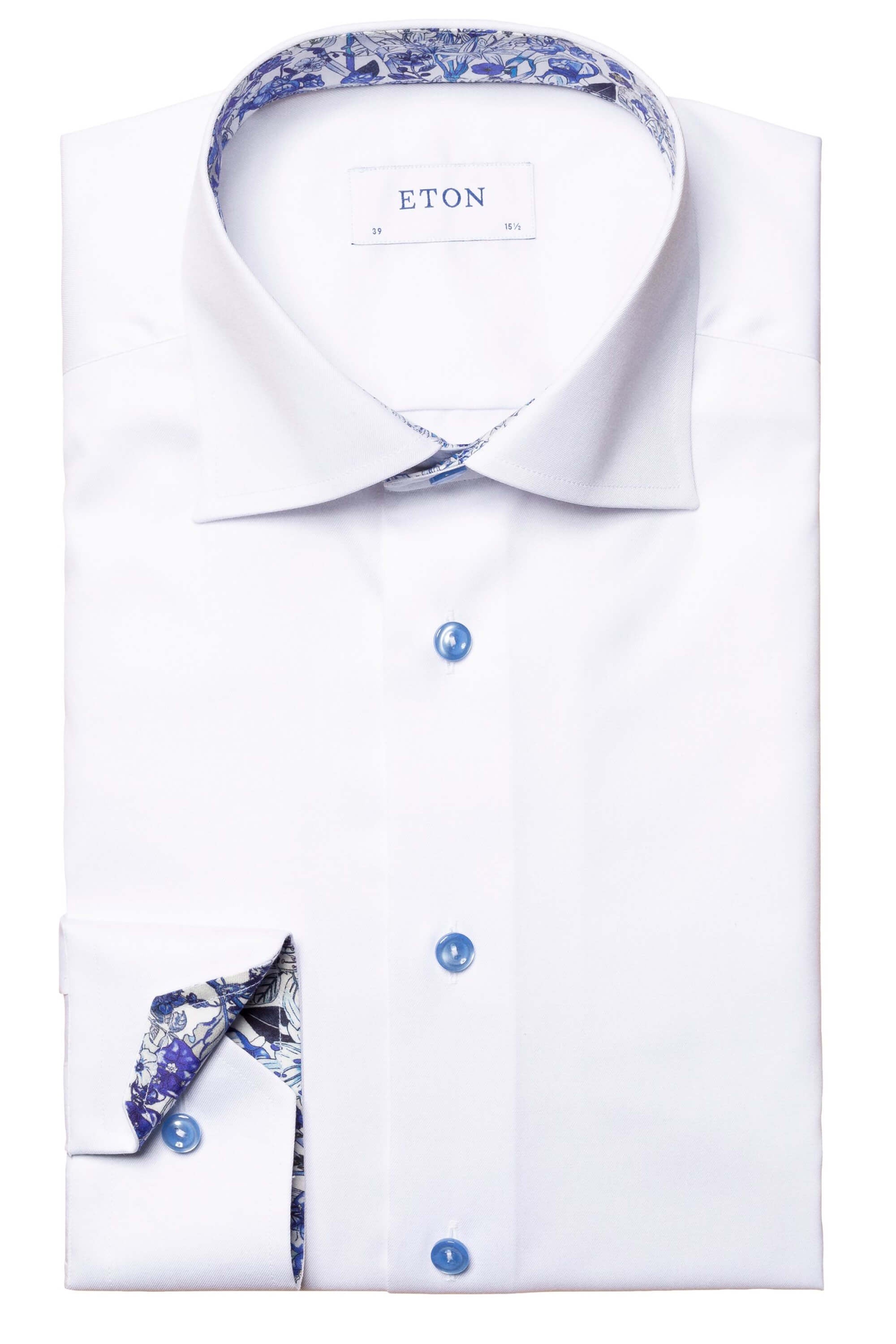 Eton White Signature Twill Shirt