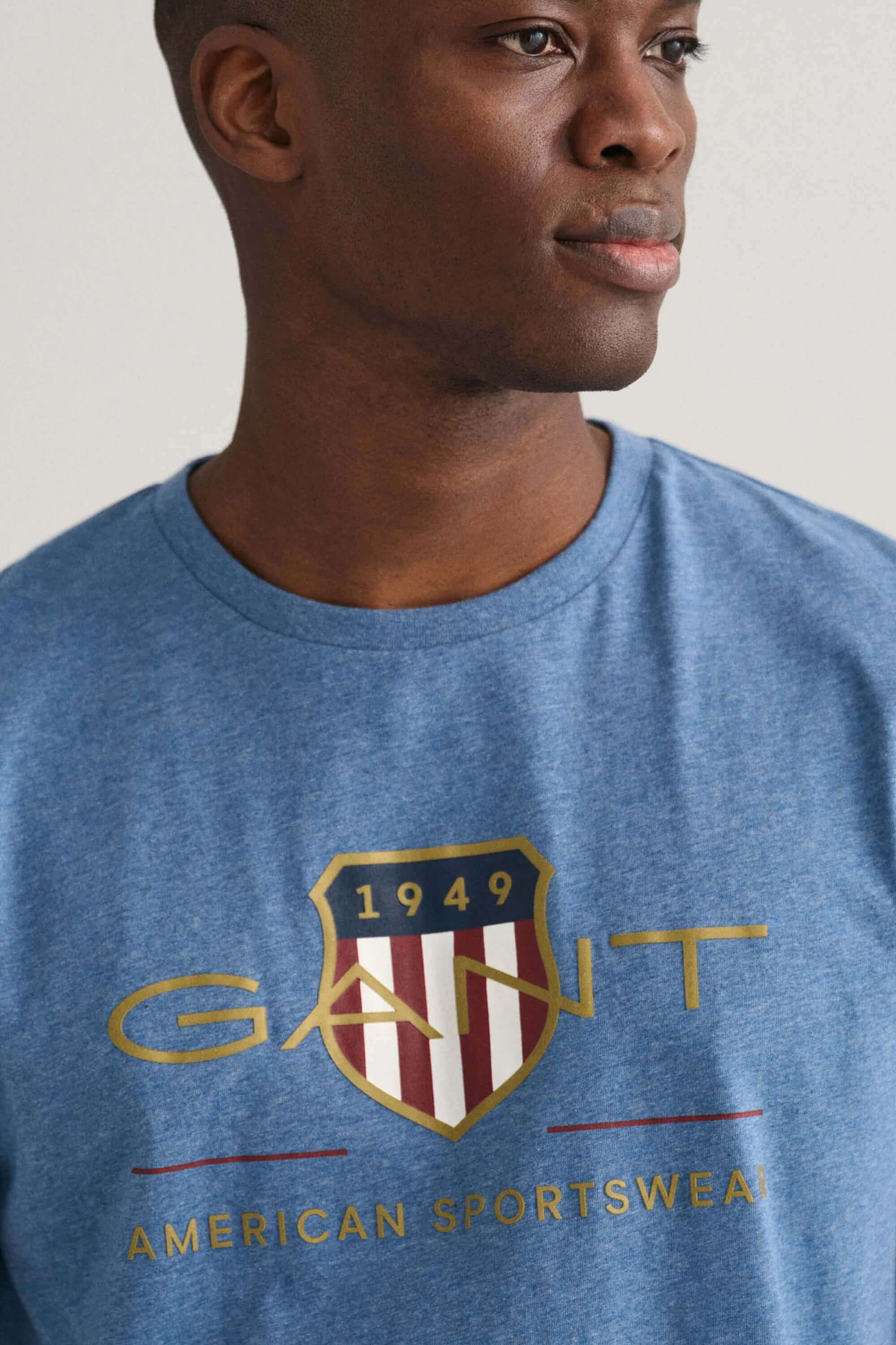 Gant Archive Shield T-Shirt Denim Blue