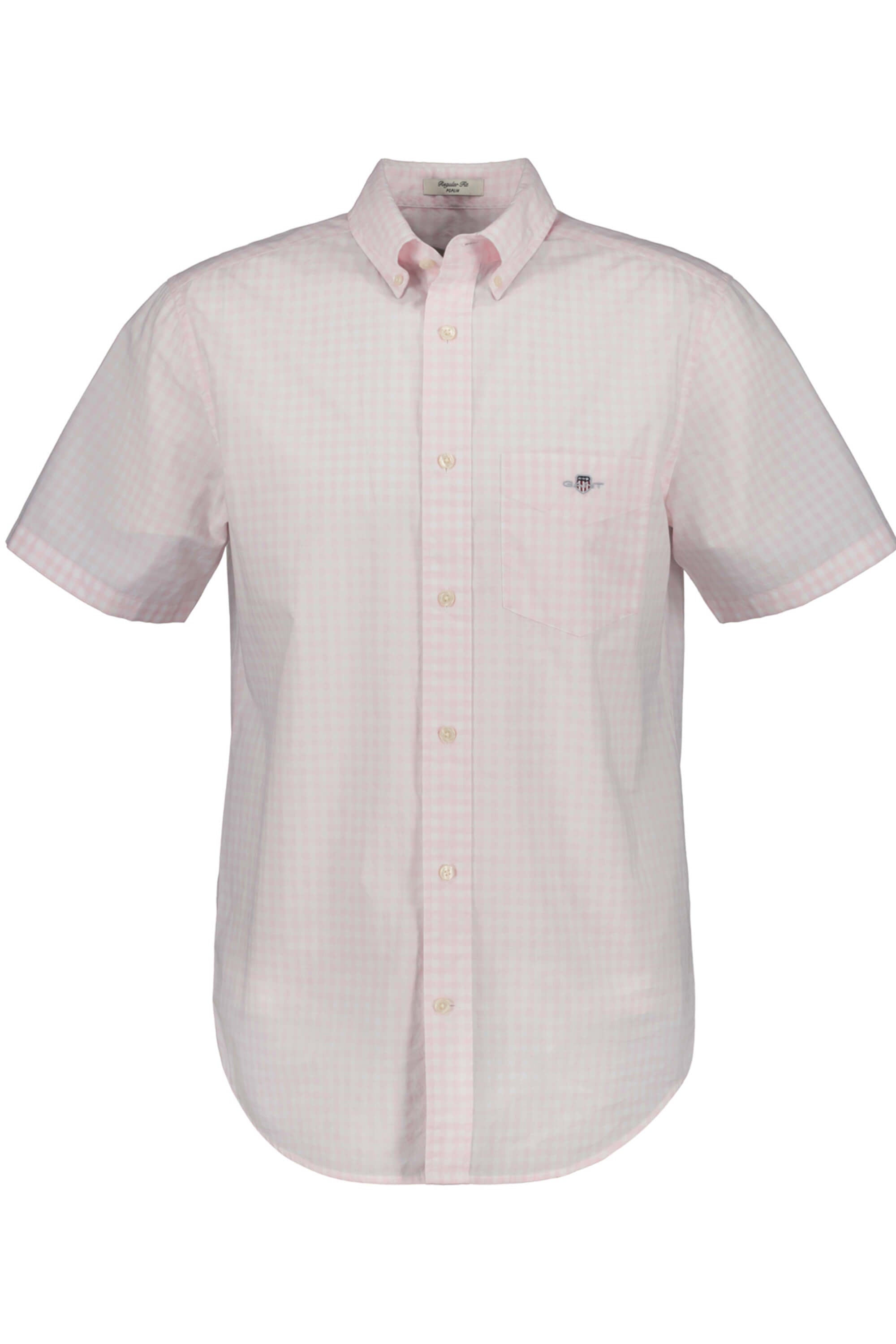 Gant Poplin Gingham Shirt Light Pink