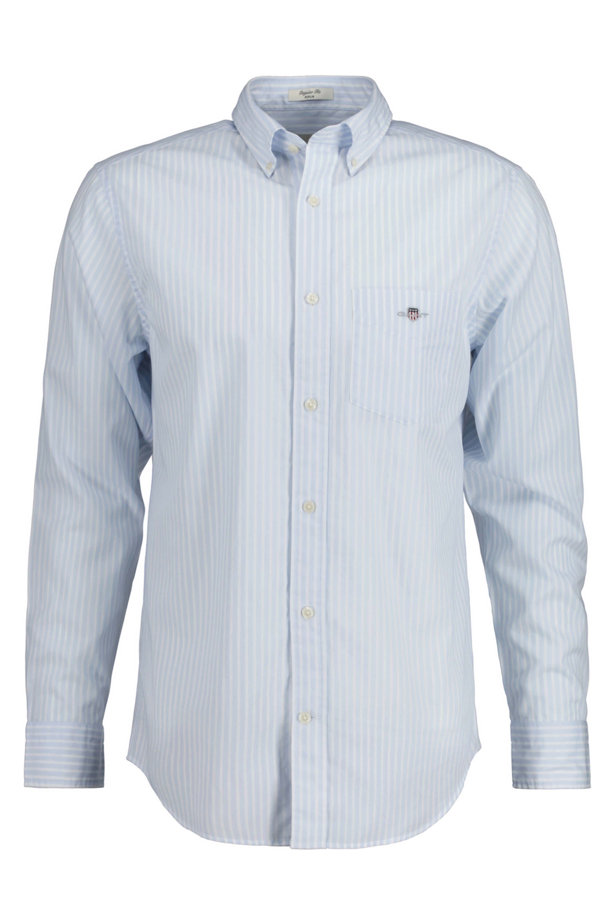Gant Poplin Stripe Shirt Blue
