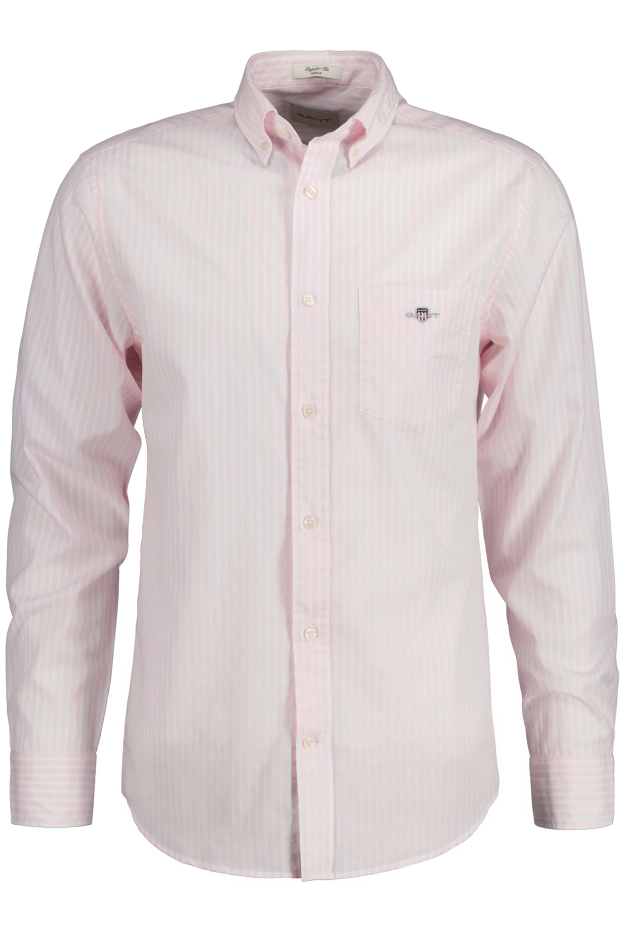Gant Poplin Stripe Shirt Light Pink