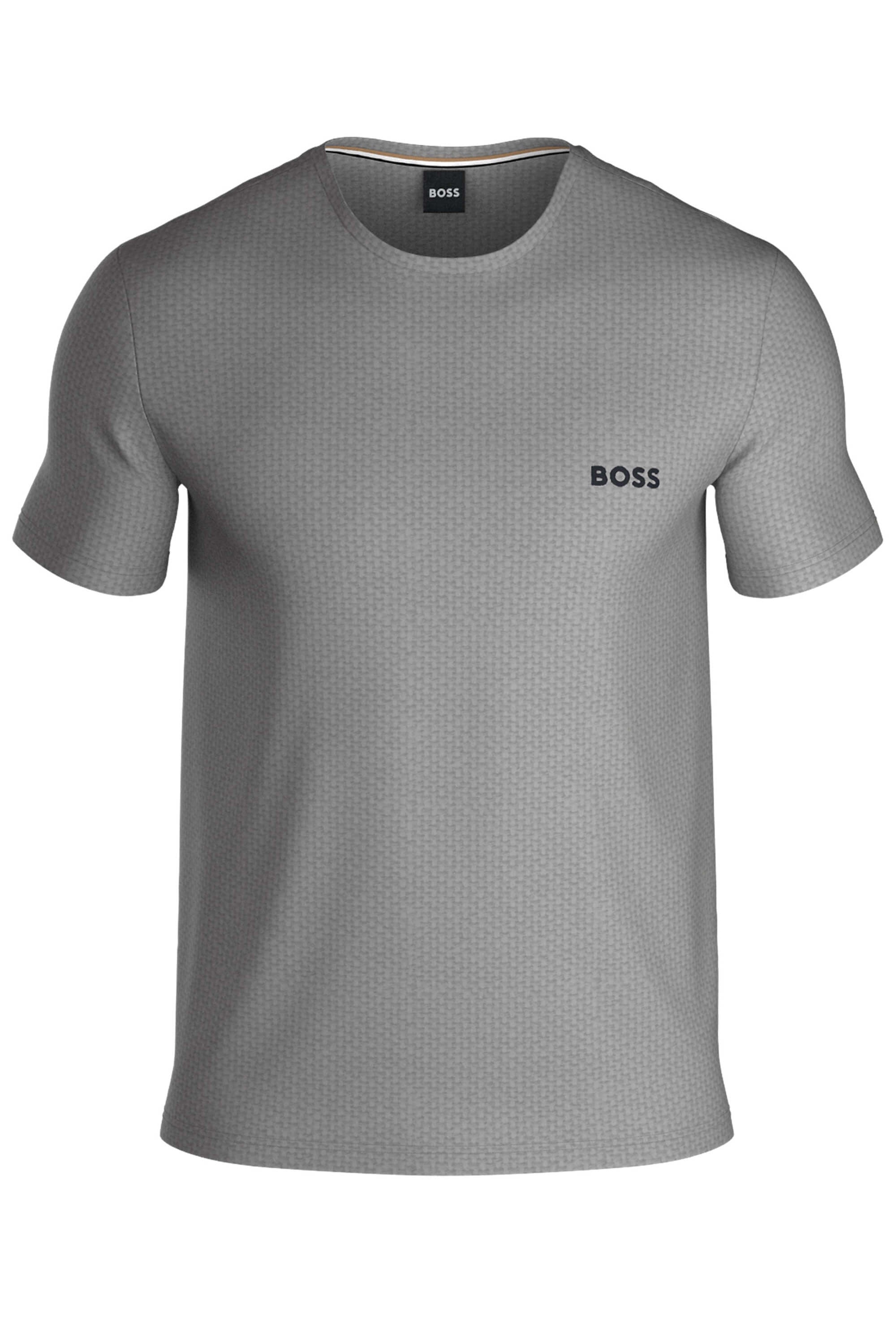 Hugo Boss Waffle T-Shirt Medium Grey