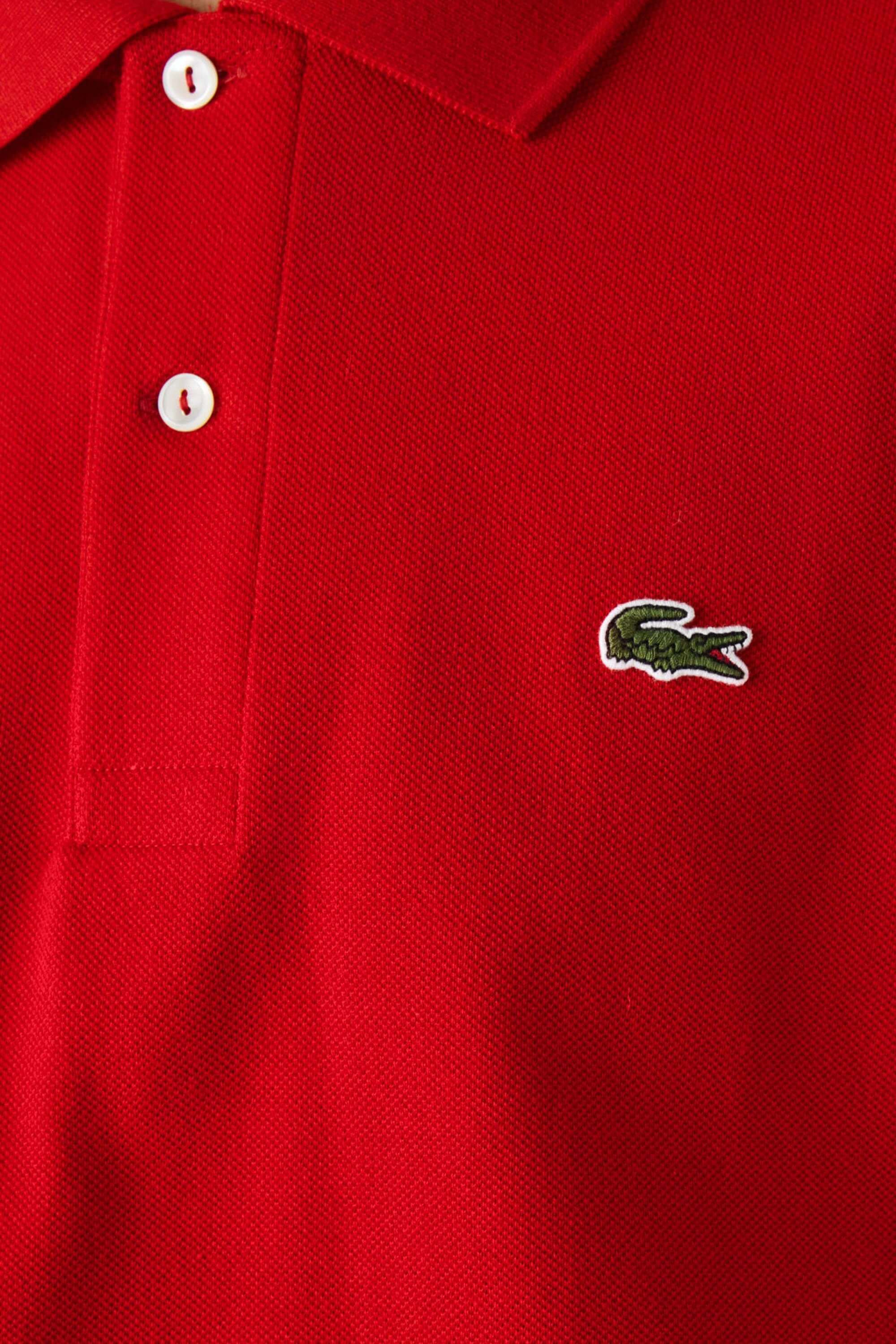 Lacoste red deals polo t shirt