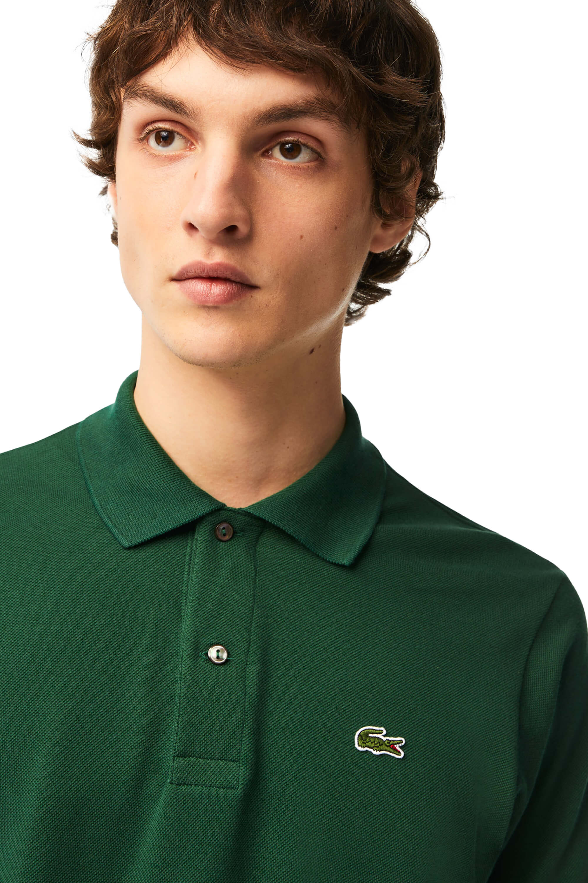 Lacoste Plain Polo Green