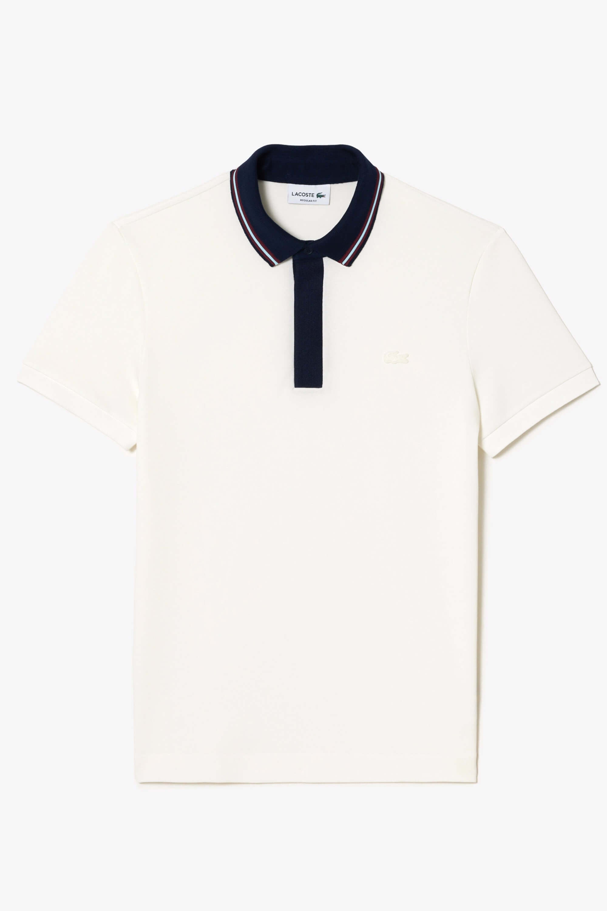 Lacoste Smart Paris Contrast Neck Polo Flour