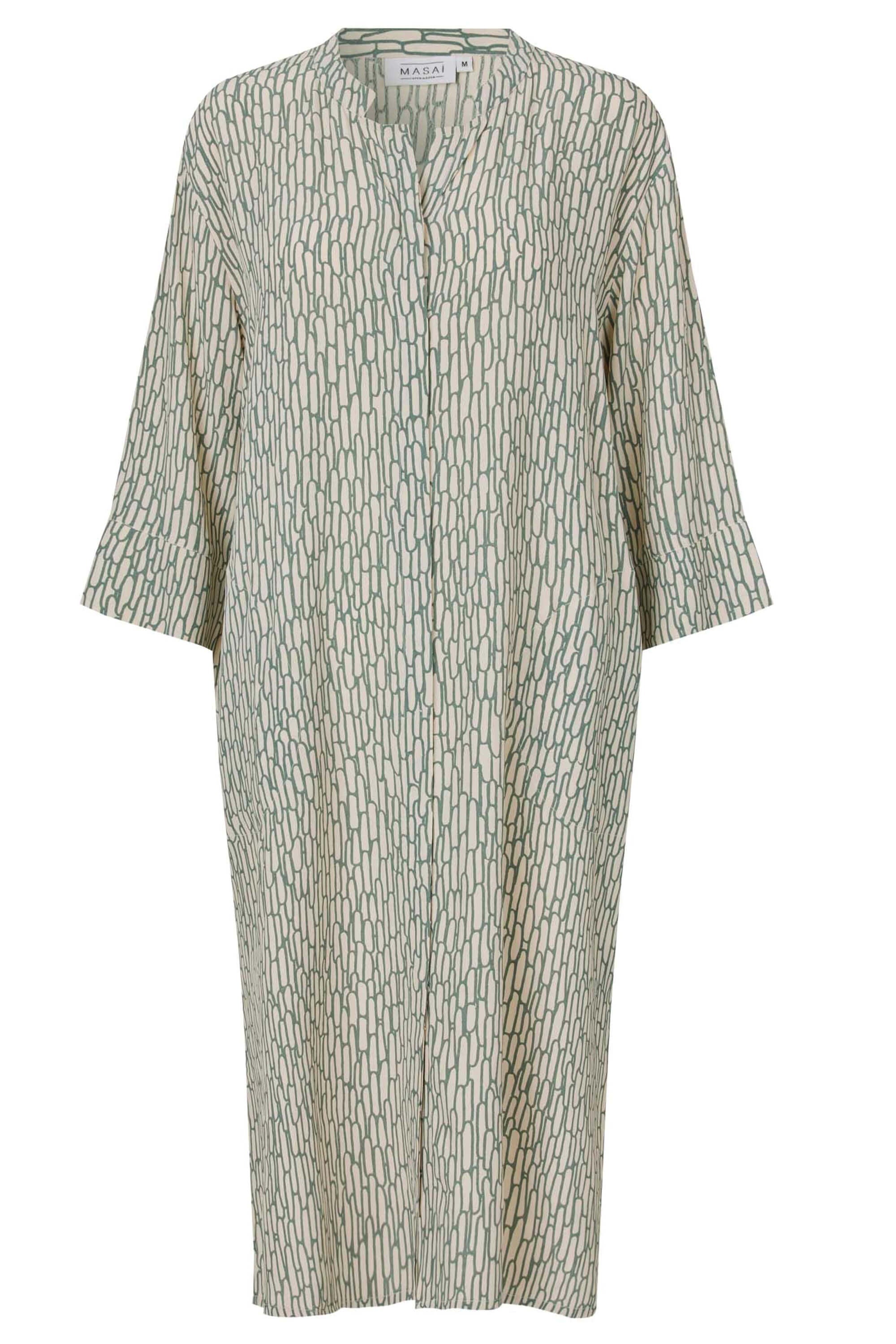 Masai Nimes 3/4 Sleeve Dress Balsam Green