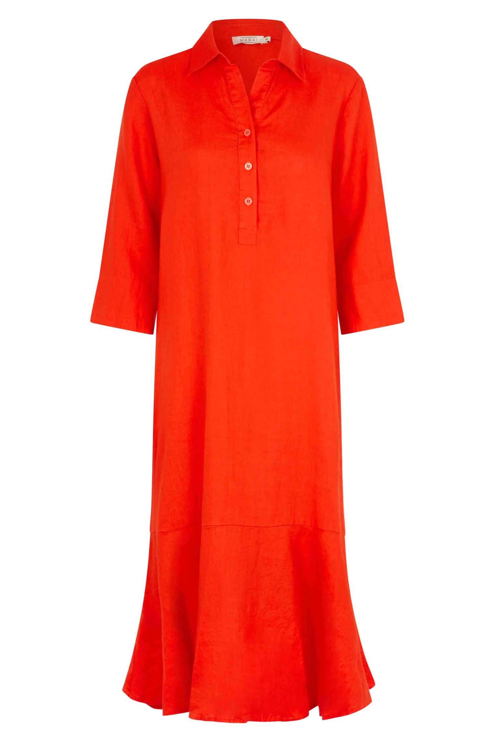 Masai Nimuene 3/4 length Dress Orange