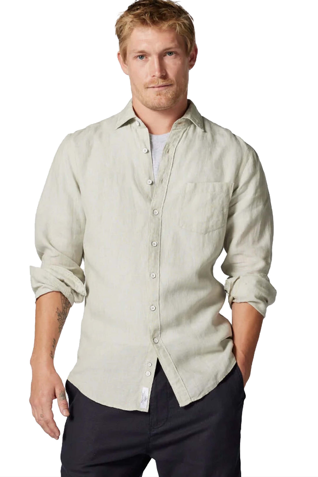 Rodd & Gunn Linen Coromandel Shirt Flax